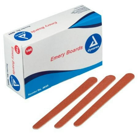 Dynarex Emery Boards - Standard Shape, 4.5 Inches, Terra Cotta, 144 Count