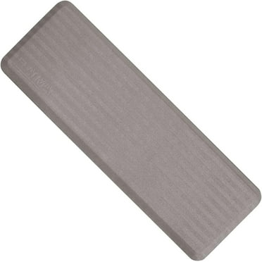 Dynarex FLATMat Fall Mats for Elderly Patients - Beveled Edge for Wheelchair Accessibility - Non-Slip Senior Fall Prevention Pad for Protection (24" x 70" x 0.75", Warm Grey)