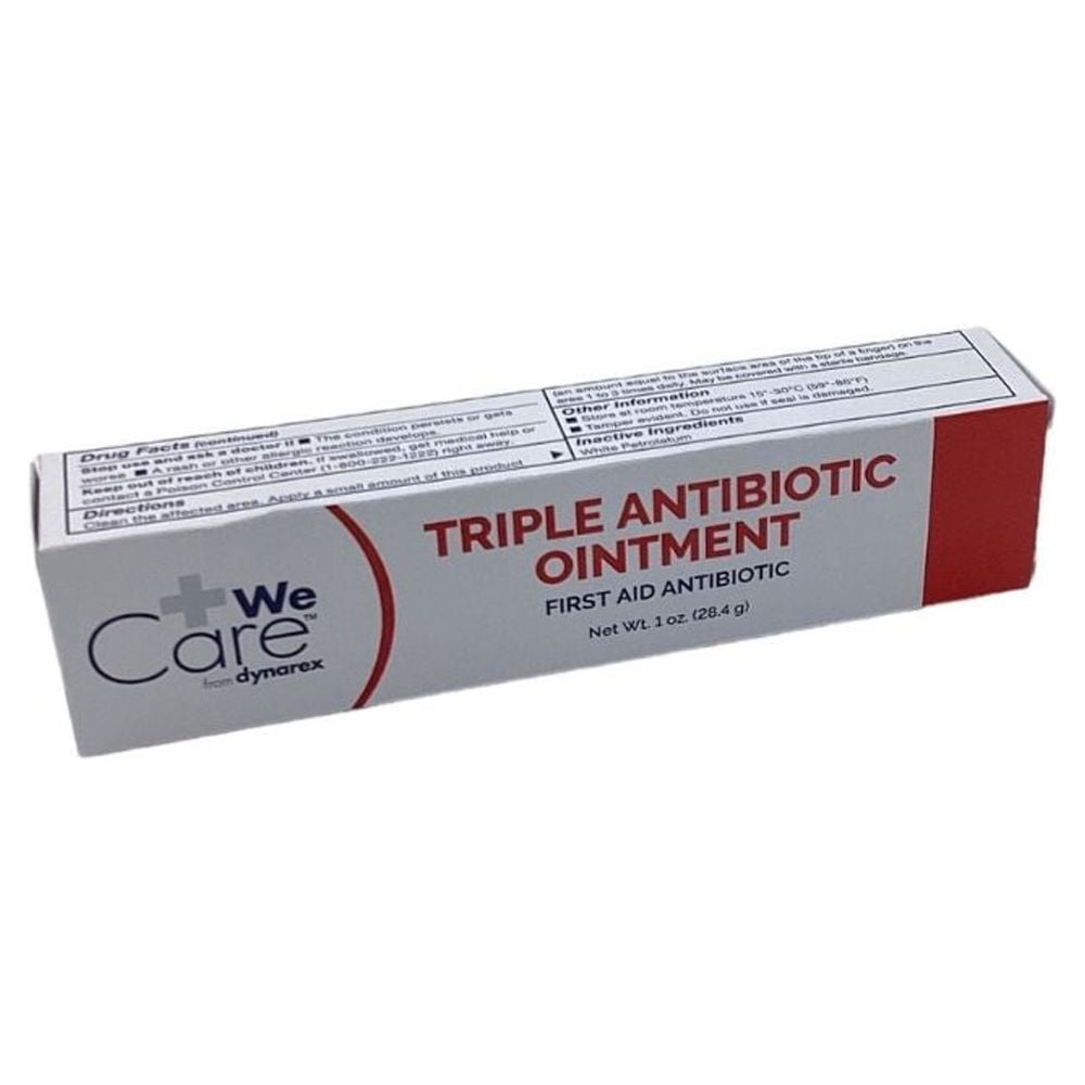 Dynarex First Aid Antiseptic Product, Triple Antibiotic Ointment 1 oz Tube