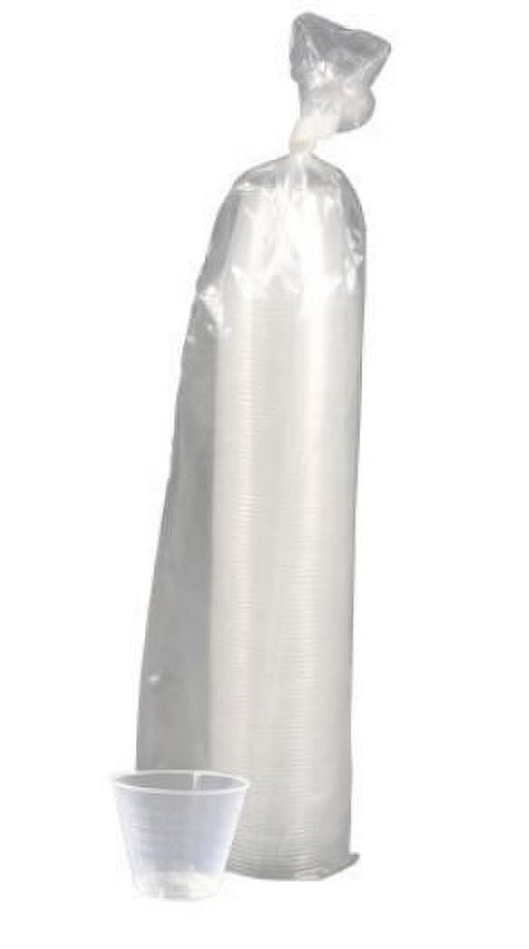 Dynarex Graduated Medicine Cup, 1 oz Clear Plastic, Disposable, Pack of ...