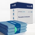 thumbnail image 1 of Dynarex DynaCare Incontinence Bed Pads, Reusable Washable Underpads, 34" x 52", Blue, 3 Count, 1 of 7