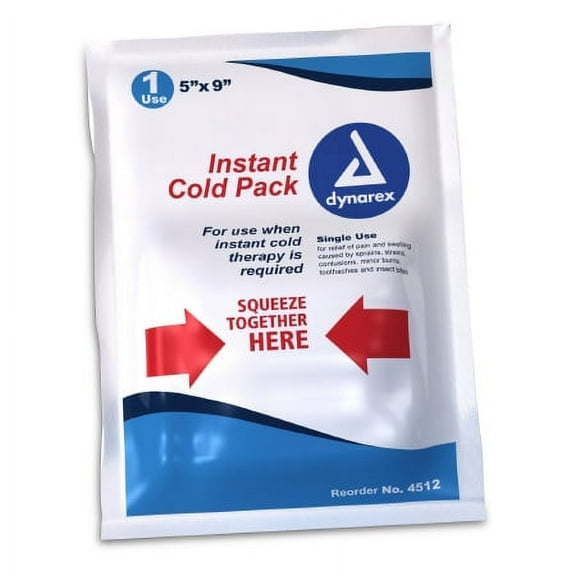 Dynarex Instant Cold Pack-5" x 9" 24/Pack