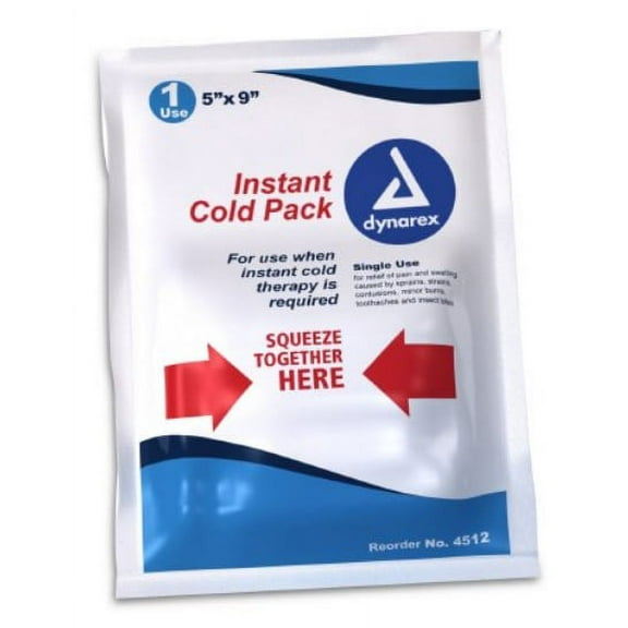 Dynarex Instant Cold Pack General Purpose 5 X 9 Inch Disposable, Dynarex, 4512 - Case of 24