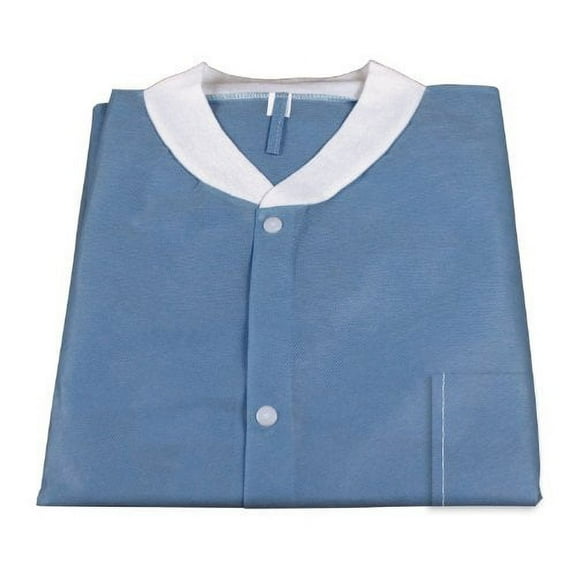 Lab Coat w/ Pockets: DARK BLUE Medium 1 Case
