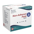 Dynarex NonAdherent Pads Sterile Nonstick Gauze Pads Individually Packaged NonStick Wound