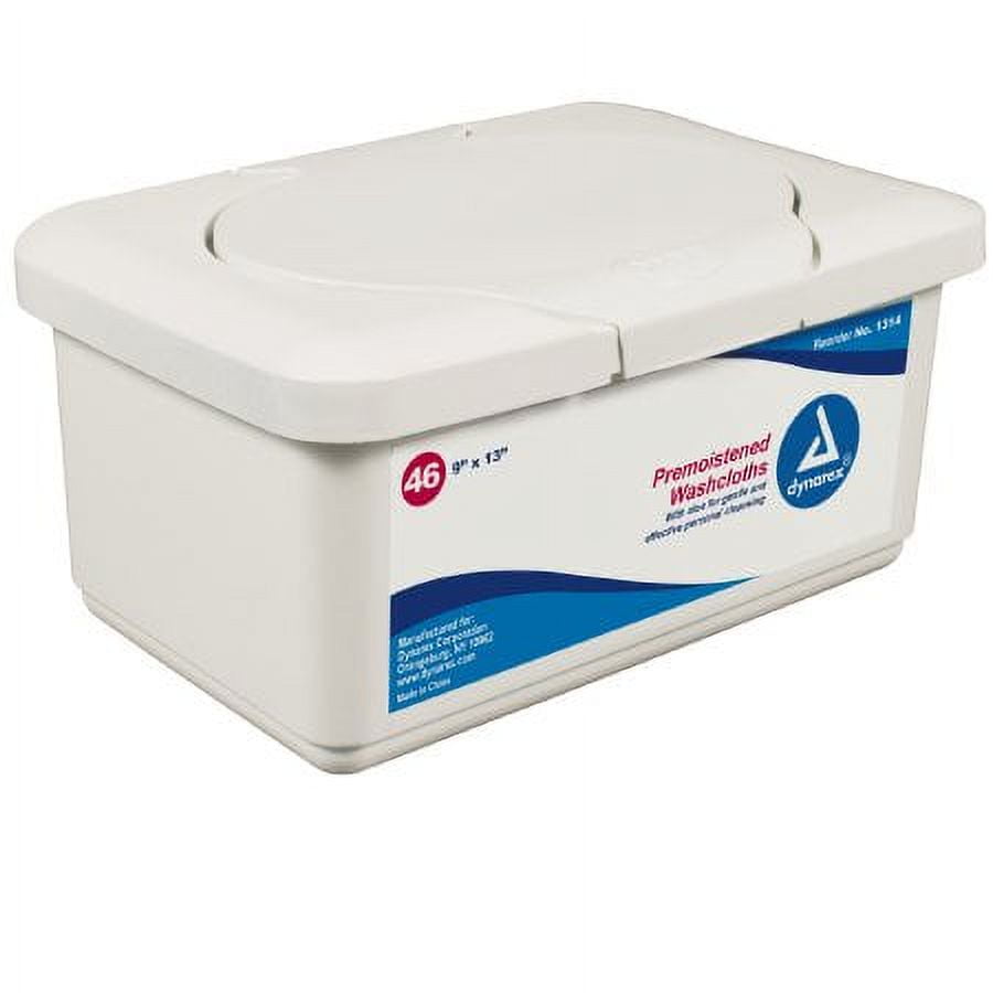 Dynarex Personal Wipe Tub Aloe Scented 46 Count, 1314 - Case of 552