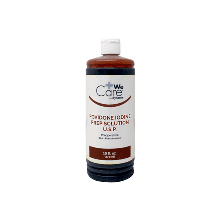 Dynarex Povidone-Iodine Prep Solution 16 oz (Pack of 10)