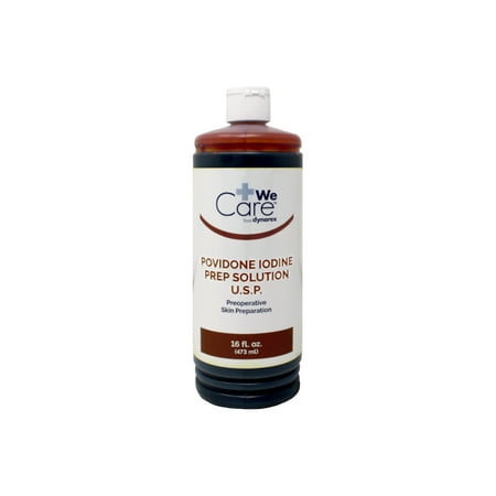 Dynarex Povidone-Iodine Prep Solution, Professional/Hospital - 16 Oz