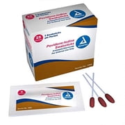 Dynarex Povidone Iodine Swabstick, 10% Povidone Iodine Solution, 75 Count