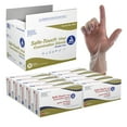 thumbnail image 1 of Dynarex Safe-Touch Vinyl Disposable Exam Gloves, Powder-Free, Food Safety and Compliance, Ambidextrous, Clear, Small, 1 Case of 1000 Gloves (10 Boxes of 100 Gloves), 1 of 7
