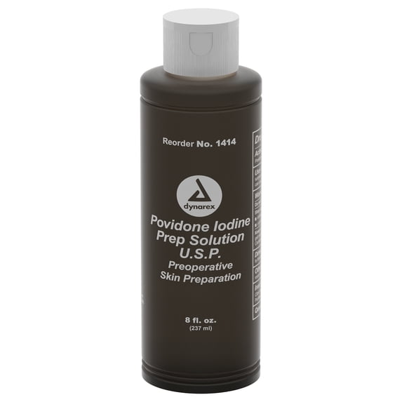 Dynarex Skin Prep Solution 8 oz. Solution NonSterile Bottle 1 Each 1414