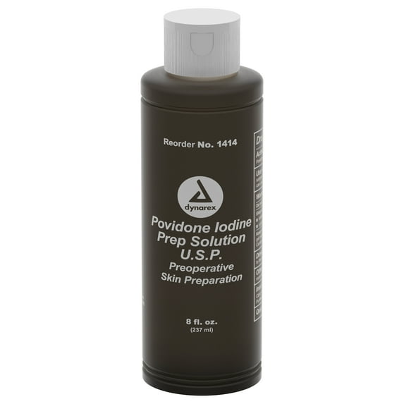 Dynarex Skin Prep Solution 8 oz. Solution NonSterile Bottle 24 per Case 1414