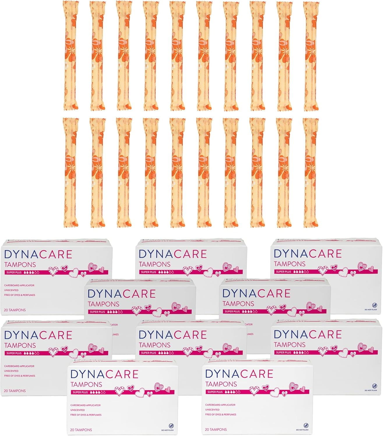 Dynarex Super Plus Tampons Bulk Feminine Hygiene Product with