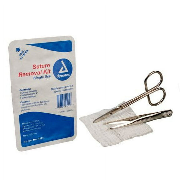 Dynarex Suture Removal Kit - Case of 50