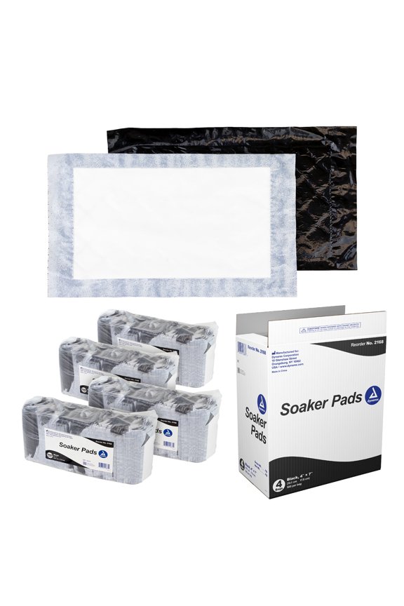 Tattoo Aftercare Soaker Pads - Absorbent & Breathable Tattoo Bandage with Polyethylene Film - Protective Bandage for Tattoo Recovery & Open Wounds - Size 4" x 7", 1 Case of 2,000 Bandages