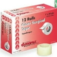 thumbnail image 1 of Dynarex Transparent Surgical Tape 1"X10YD 12 Rolls, 1 of 4