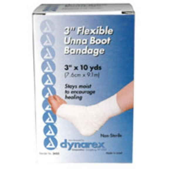 Dynarex Unna Boot Flexible Non-Sterile Bandage 3"X10YD 1 Each