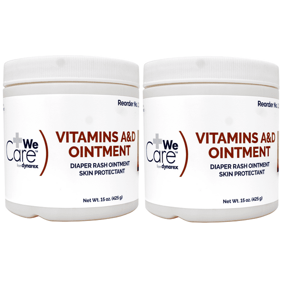 Dynarex Vitamins A & D Ointment 15 oz (Pack of 2)