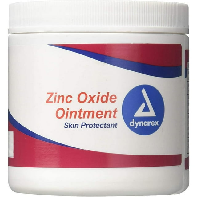Dynarex Zinc Oxide Ointment 15oz, Diaper Rash, Antiseptic Healing & Barrier Cream