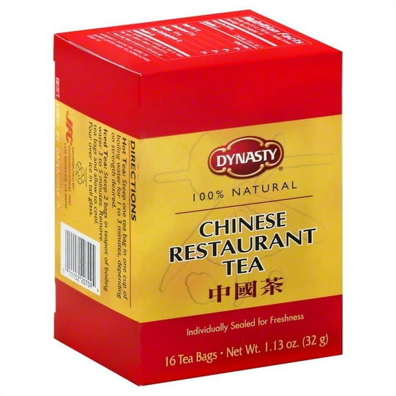 Dynasty 100% Natural Chinese Restaurant Tea 16 Tea Bags 1.13 Oz (32 g) - 1 Pack