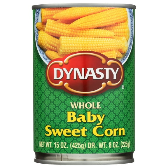 Dynasty Baby Sweet Corn - Whole, 15 Oz