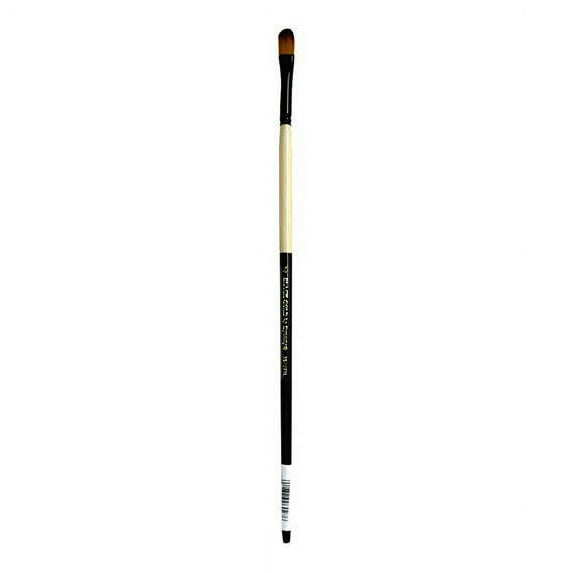 Dynasty Black Gold Brush - Filbert, Long Handle, Size 4