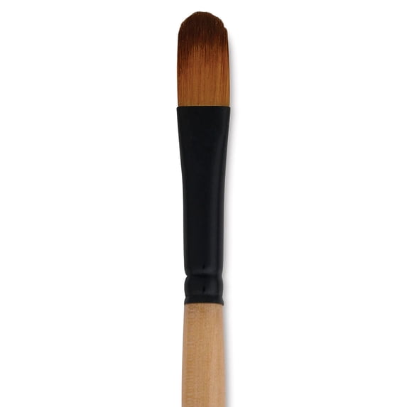 Dynasty Black Gold Brush - Filbert, Short Handle, Size 10