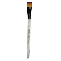 Dynasty Black Gold Brush - Flat Wash, Short Handle, Size 1"