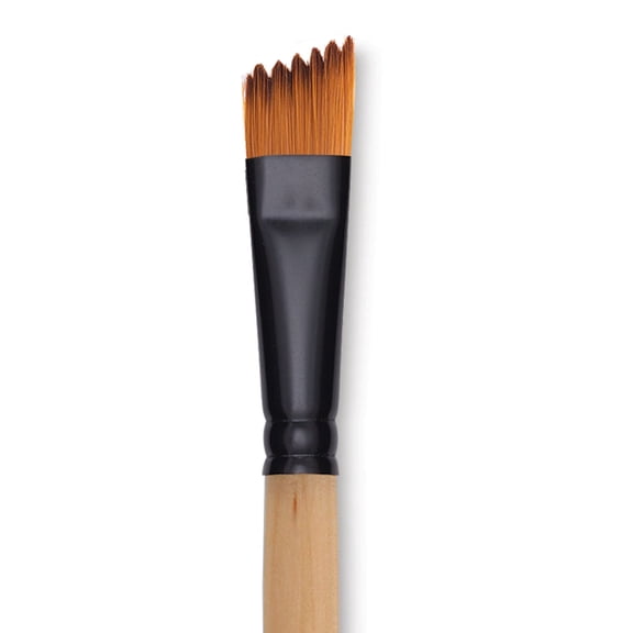 Dynasty Black Gold Brush - Wave Angle, Short Handle, 5/8"