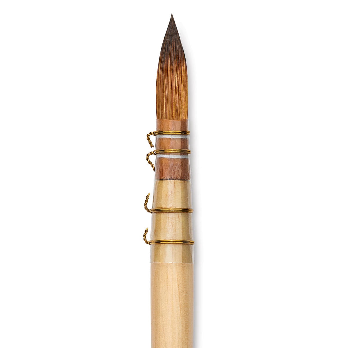 Dynasty Black Gold Short Handle Brush - Quill, Size 4