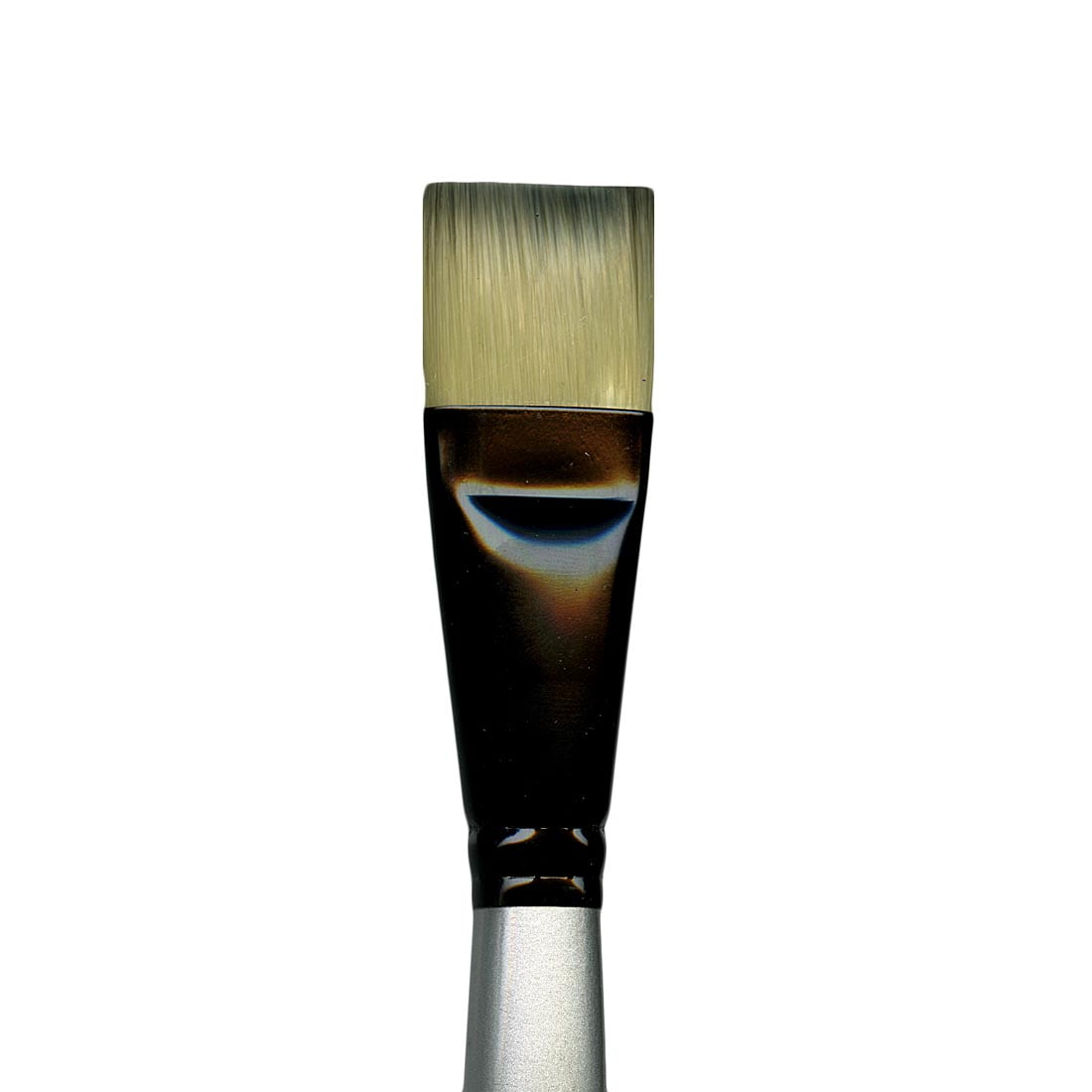 W.A. Portman Flat Paint Brushes Set, 4 Synthetic Artist Paint Brushes 