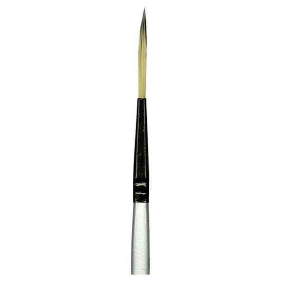 Dynasty Black Silver Brush Long Liner Size 2