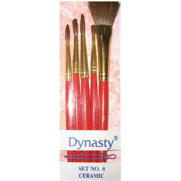 Dynasty Brush  Ceramic 5 Brush Set