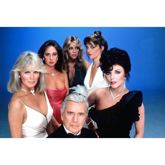 Dynasty, Clockwise From Far Left: Linda Evans, Pamela Bellwood, Heather Locklear, Pamela Sue Martin, Joan Collins, John Forsythe, 1981-1989, � Aaron Spelling Prod. / Courtesy: Everett Collection