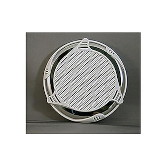 Dynasty Exclusive VX-14642 6 in. Cover 2011 Custom Stainless Steel Stereo Speaker, White