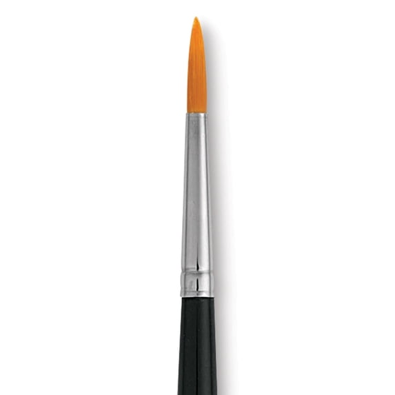 Dynasty Finest Golden Synthetic Brush - Round, Refill Brush, Size 6