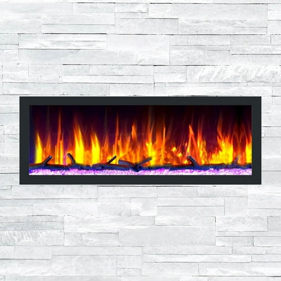 Dynasty Fireplaces Cascade BTX52 52.50 Inch Electric Wall Fireplace Decor