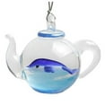 thumbnail image 1 of Dynasty Gallery  Blue Dolphin Teapot Hanging Ornament, 1 of 1