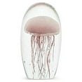 thumbnail image 1 of Dynasty Gallery Large Glow in the Dark Glass Jellyfish, Grapefruit, 1 of 2