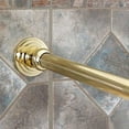 thumbnail image 1 of Dynasty Hardware DYN-SR60-PB 1-Inch Diameter Shower Curtain Rod And Mounting Brackets, 60-Inch, Polished Brass, 1 of 2