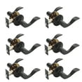 thumbnail image 1 of Dynasty Hardware HER-82-12P Heritage Lever Passage Set, Aged Oil Rubbed Bronze, Contractor Pack (6 Pack), 1 of 3