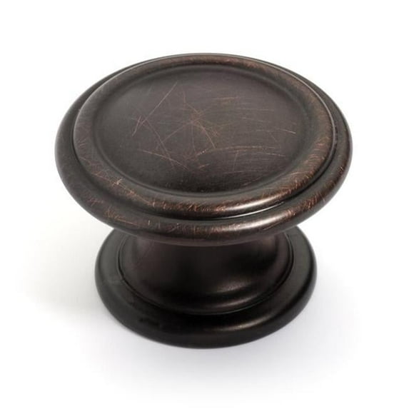 Dynasty Hardware K-8038-S-10B Super Saver Classic Cabinet Knob- Oil Rubbed Bronze