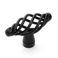 thumbnail image 1 of Dynasty Hardware S-2001-50-BLK Super Saver Birdcage Cabinet Knob- Black, 1 of 5