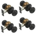thumbnail image 1 of Dynasty Hardware SIE-30-12P Sierra Door Knob Privacy Set, Aged Oil Rubbed Bronze, Contractor Pack (4 Pack), 1 of 2