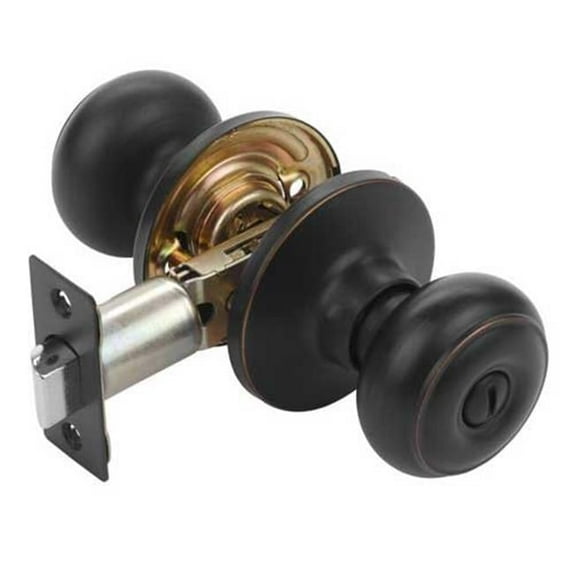 Dynasty Hardware Sierra Knob Privacy Set- Aged Oil Rubbed Bronze