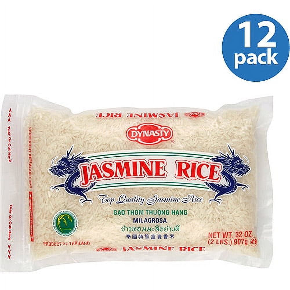 Dynasty Jasmine Rice, 32 oz, (Pack of 12)