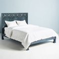 Dynasty Low Line Mango Wood Bed Frame & Bedhead