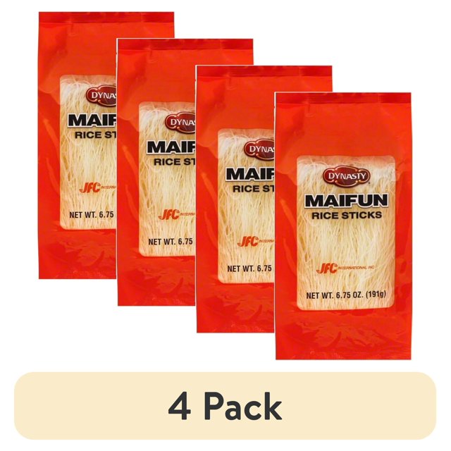 (4 pack) Dynasty Maifun Rice Sticks, 6.75 Oz