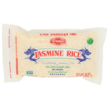 Dynasty Non-GMO Top Quality Jasmine Rice, 32 oz