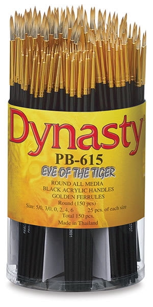 Dynasty Eye of The Tiger Round Brush Assortment